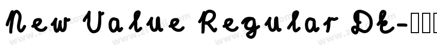 New Value Regular DE字体转换